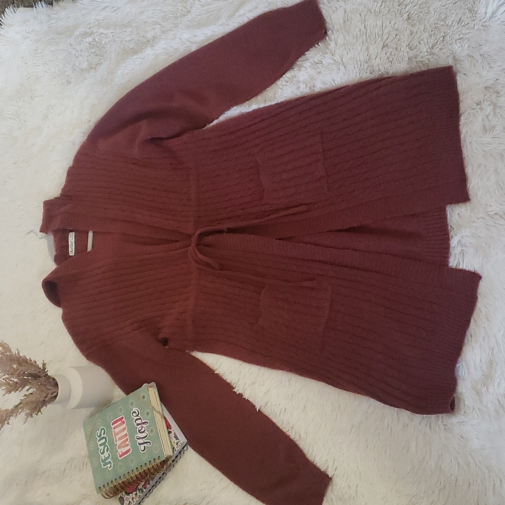 🍬 New Hooded Cardigan , Open Front with pockets